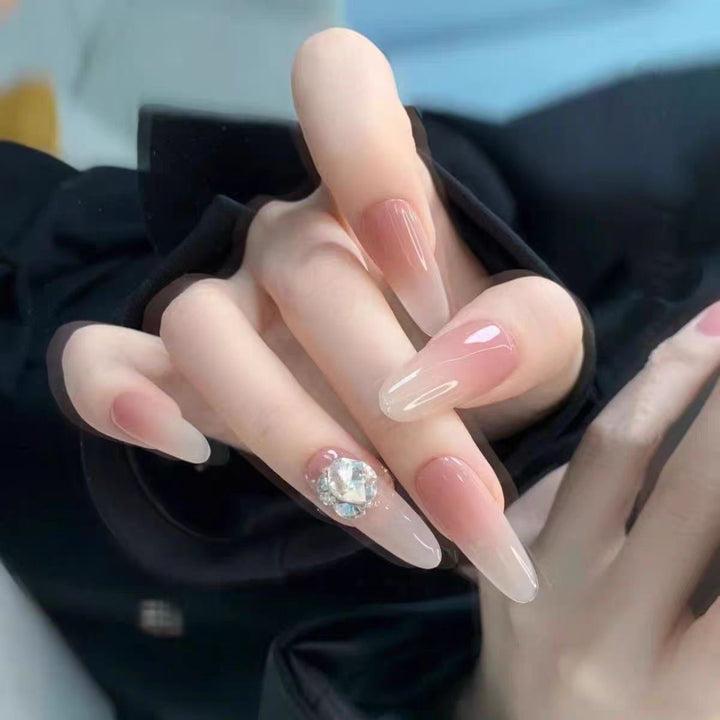 Artistic Press-On Nail Set with Unique Designs Stornfield