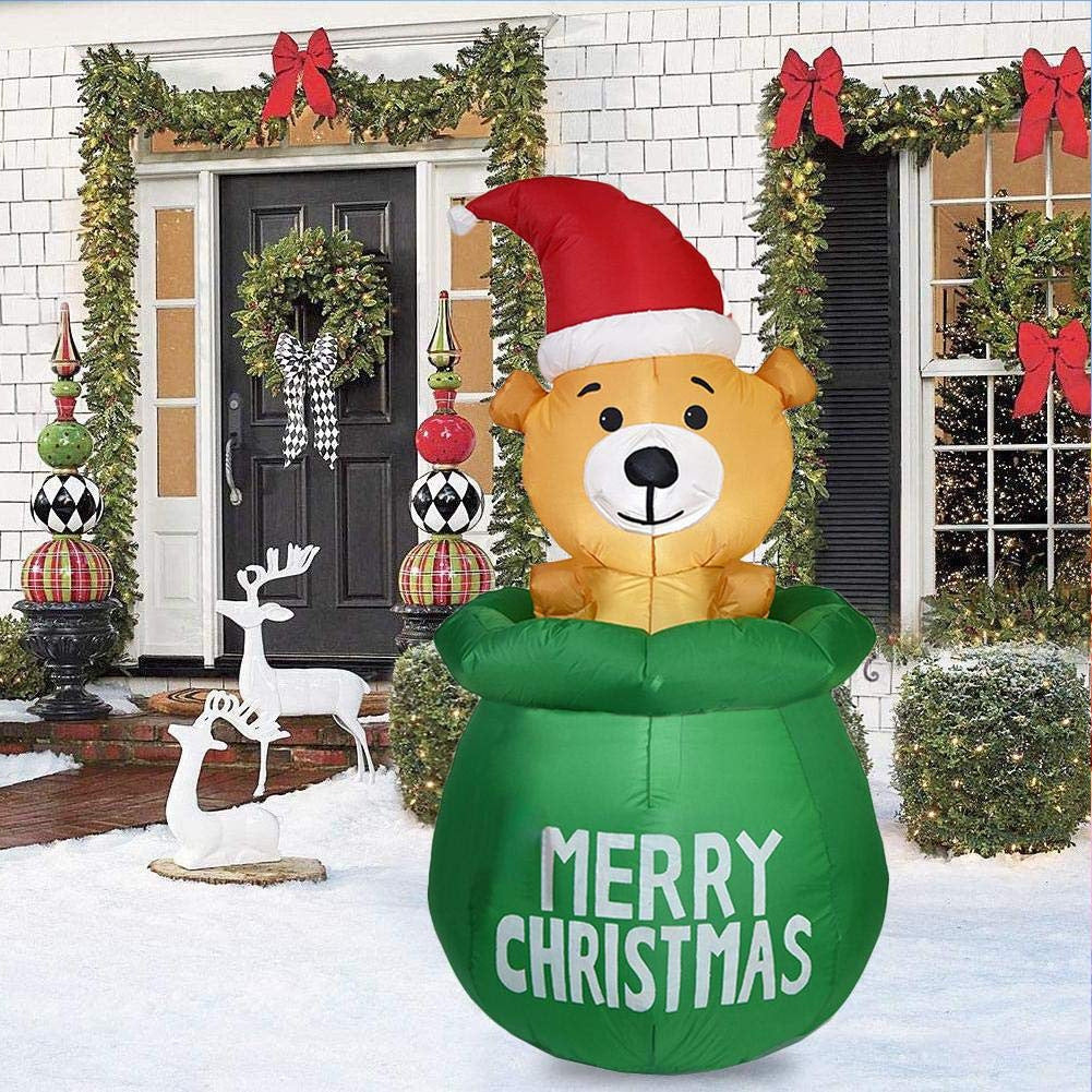 Inflatable Christmas Bear Decoration