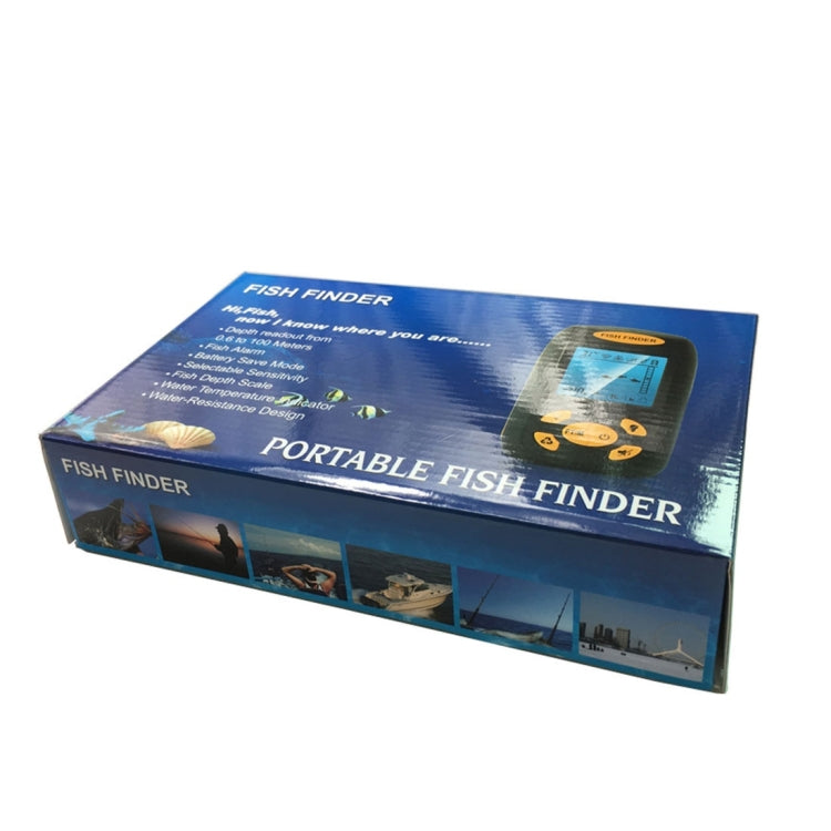 Stornfield | Portable Ultrasonic Fish Finder, Depth and Water Temperature Detector with Wired Sonar Sensor and LCD Display