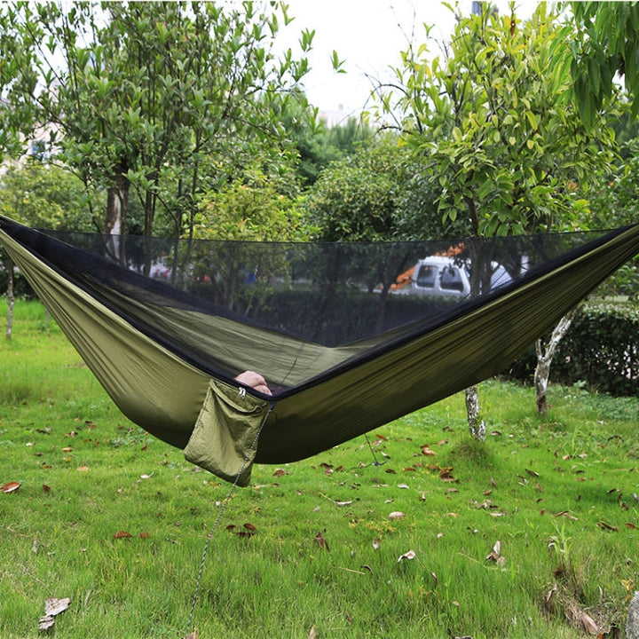 Stornfield | Portable Outdoor Hammock with Mosquito Nets (Army Green)