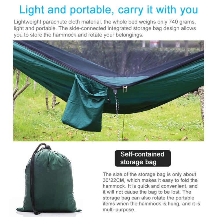 Stornfield | Portable Outdoor Hammock with Mosquito Nets (Army Green)
