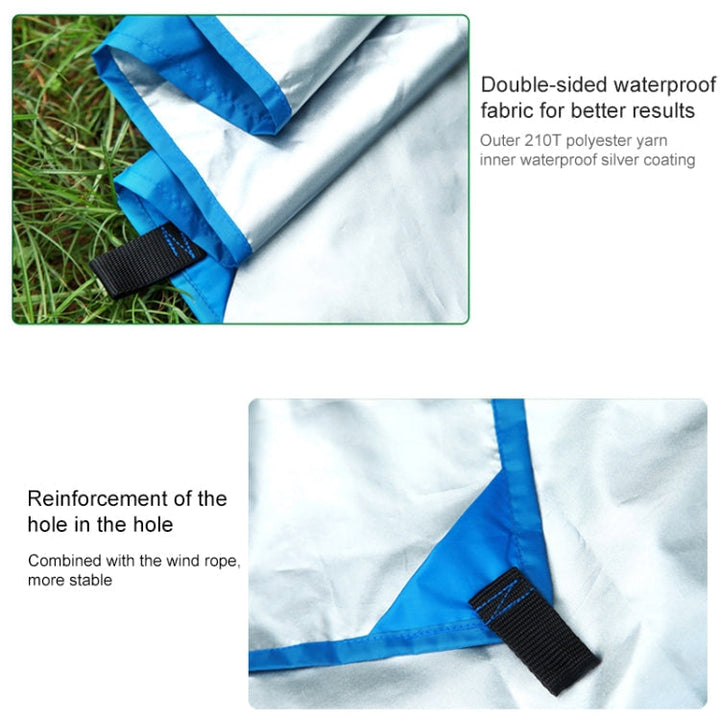 Stornfield | Multifunctional Waterproof Beach Tent Sunshade Sun Protection Pergola (Blue)