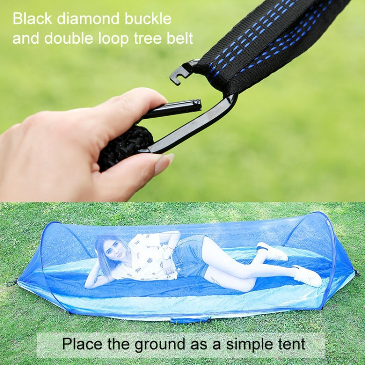 Stornfield | Fully Automatic Outdoor Camping Hammock with Mosquito Net, Nylon, Size: 250 x 120cm (Olive Green)