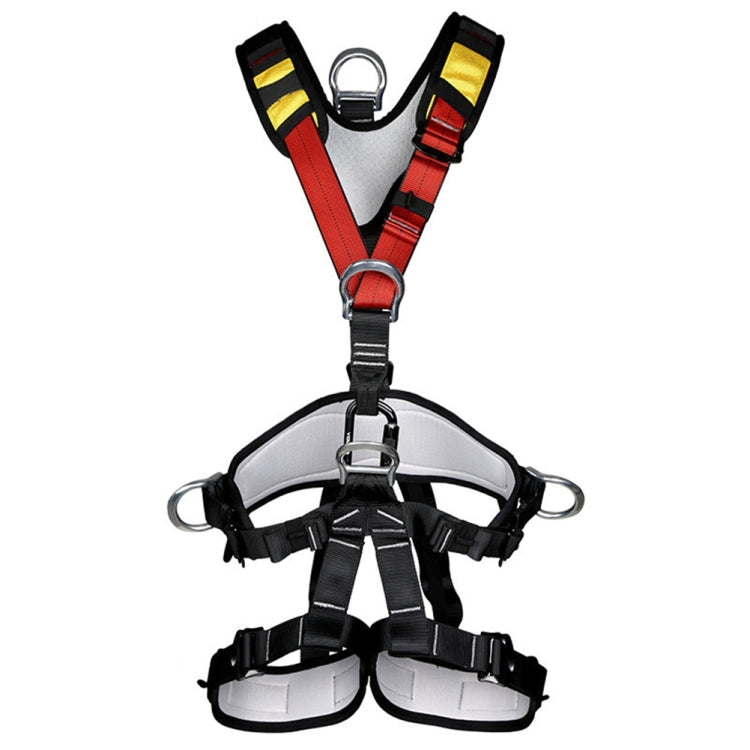 Stornfield | XINDA XDA9516 High Strength Polyester Outdoor Climbing Adjustable Full Body Safety Harness with Descender
