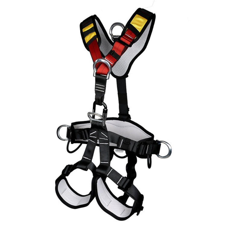Stornfield | XINDA XDA9516 High Strength Polyester Outdoor Climbing Adjustable Full Body Safety Harness with Descender