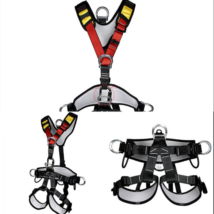 Stornfield | XINDA XDA9516 High Strength Polyester Outdoor Climbing Adjustable Full Body Safety Harness with Descender