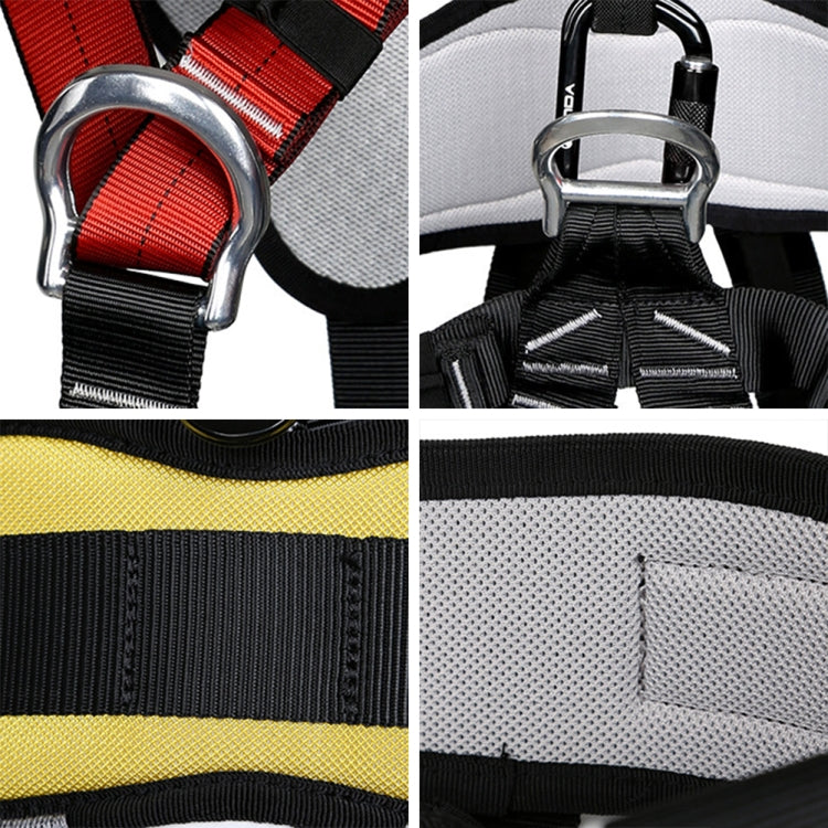 Stornfield | XINDA XDA9516 High Strength Polyester Outdoor Climbing Adjustable Full Body Safety Harness with Descender