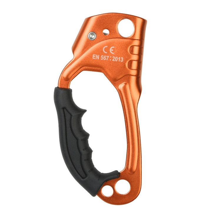 Stornfield | XINDA TP-8606 Manual Anti-Fall Rope Grab for Outdoor Work, for 8-12mm Diameter Rope, Straight (Orange)