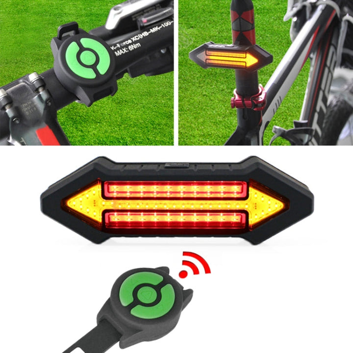Stornfield | Wireless Remote Control Smart Bicycle Tail Light Flashing Warning Light