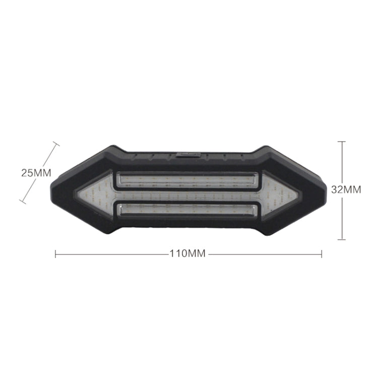 Stornfield | Wireless Remote Control Smart Bicycle Tail Light Flashing Warning Light