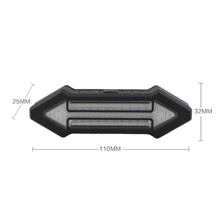 Stornfield | Wireless Remote Control Smart Bicycle Tail Light Flashing Warning Light