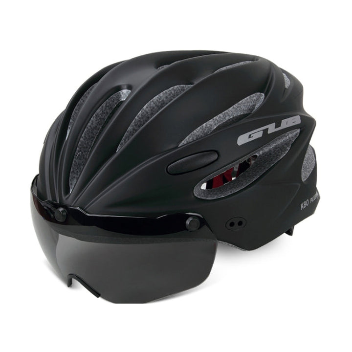 Stornfield | GUB K80 Plus Bicycle Helmet with Visor and Goggles (Black)