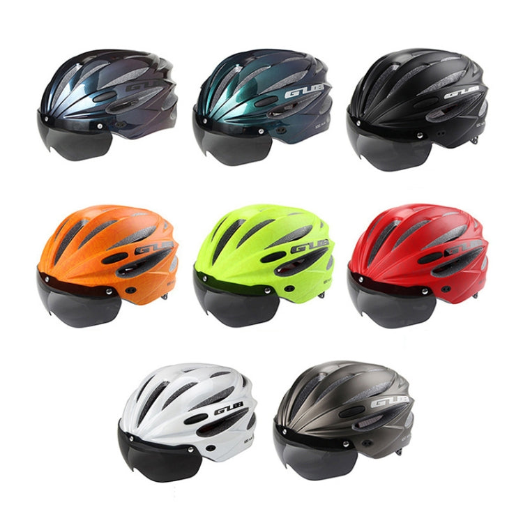 Stornfield | GUB K80 Plus Bike Helmet with Visor and Goggles (Fluorescent Green)