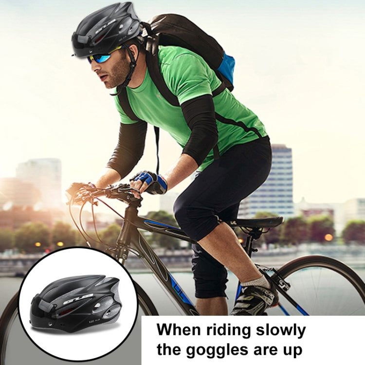 Stornfield | GUB K80 Plus Bicycle Helmet with Visor and Goggles (Red)