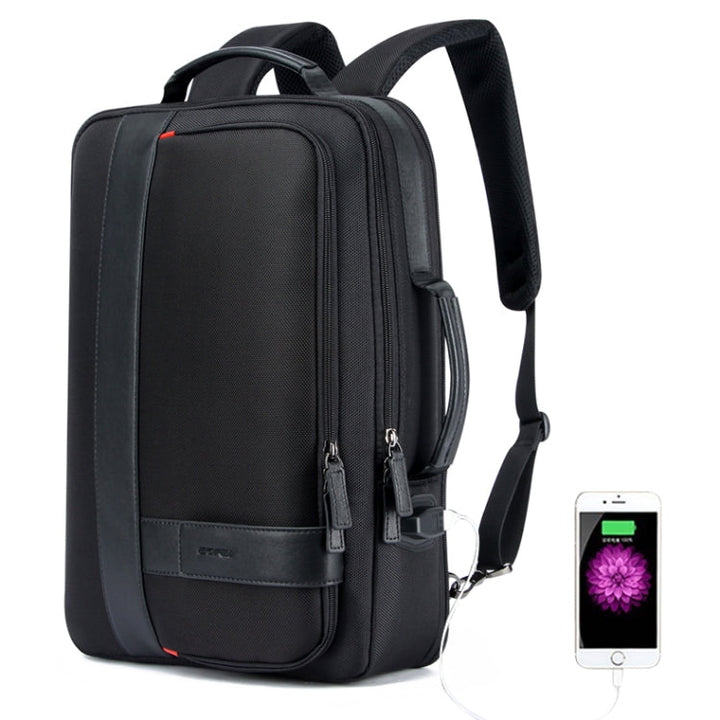 Stornfield | Bopai 751-006561 Large Capacity Breathable Casual Business Backpack with External USB Port, Size: 29 x 16 x 44 cm (Black)
