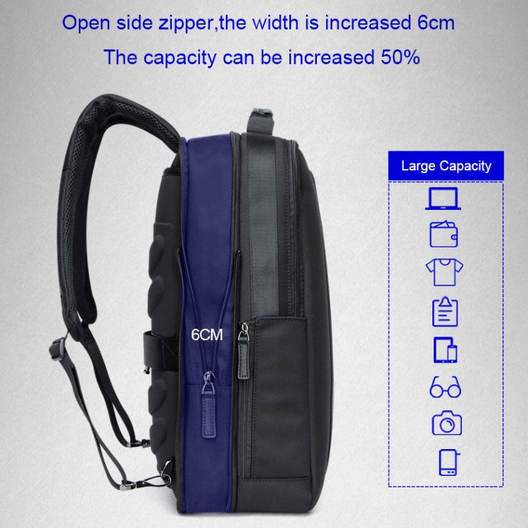 Stornfield | Bopai 751-006561 Large Capacity Breathable Casual Business Backpack with External USB Port, Size: 29 x 16 x 44 cm (Black)