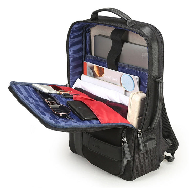 Stornfield | Bopai 751-006561 Large Capacity Breathable Casual Business Backpack with External USB Port, Size: 29 x 16 x 44 cm (Black)