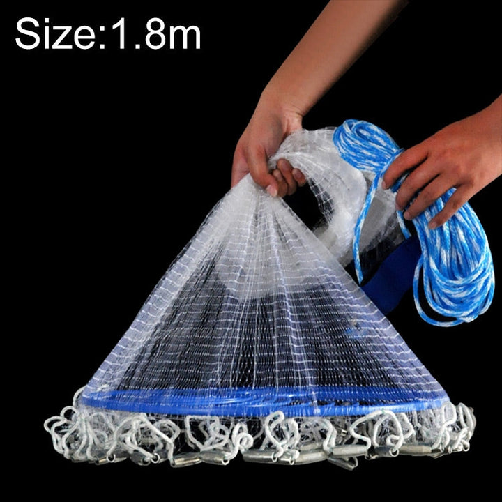 Stornfield | 360 Flying Disc Monofilament Fishing Net, Height: 1.8 m