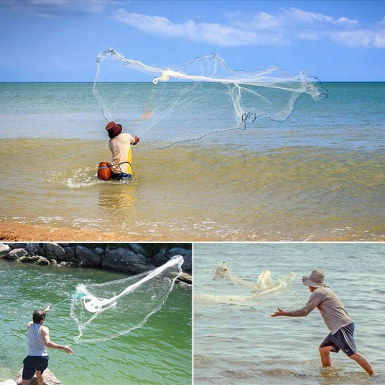 Stornfield | 360 Flying Disc Monofilament Fishing Net, Height: 1.8 m