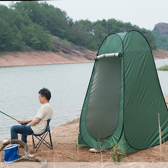 Stornfield | Changing Tent with Window, Single, Size: 190x120x120cm (Orange)