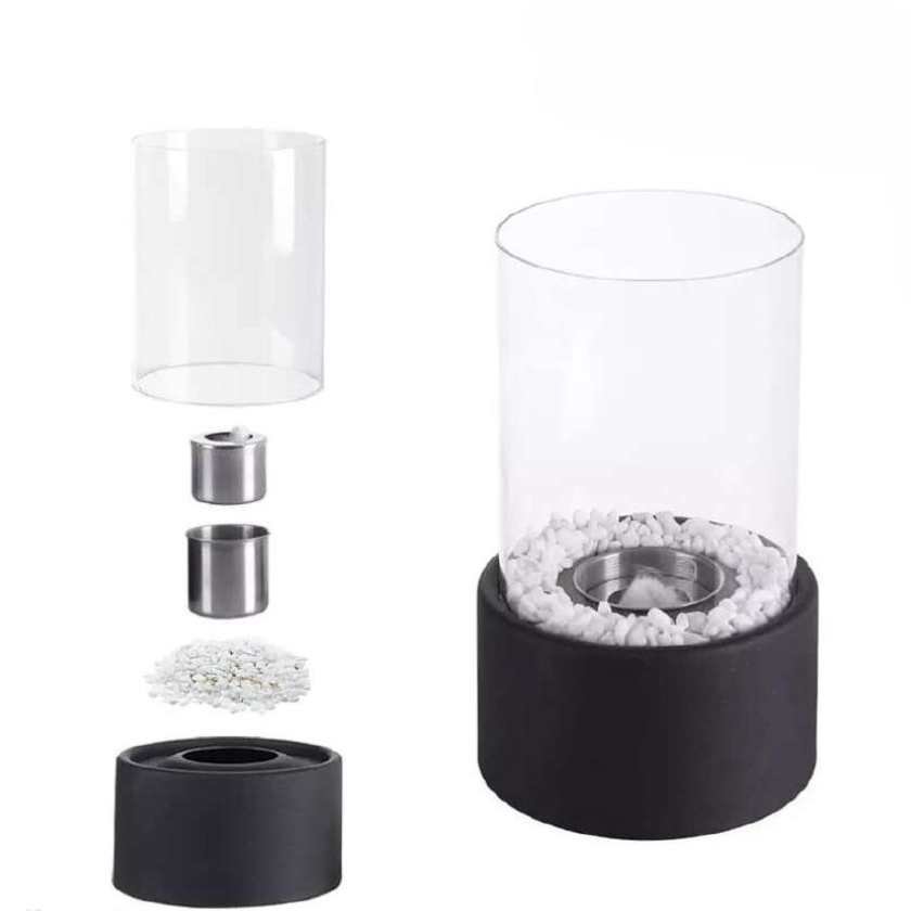 Classic Oil Lamp with Open Flame - Lumora | Stornfield