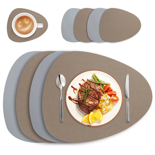 Stornfield | Irregular Leather Coaster