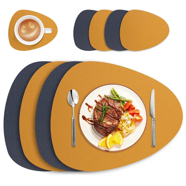 Stornfield | Irregular Leather Coaster