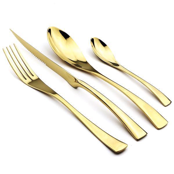 Onyx Jet Black Silverware Set | Stornfield