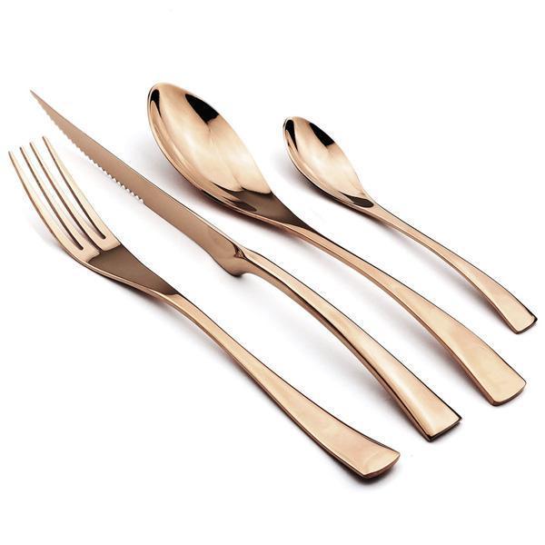 Onyx Jet Black Silverware Set | Stornfield
