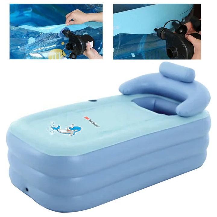 Inflatable Baby Bath with Cushion Support – Comfortable and Safe Pool for Babies | Stornfield