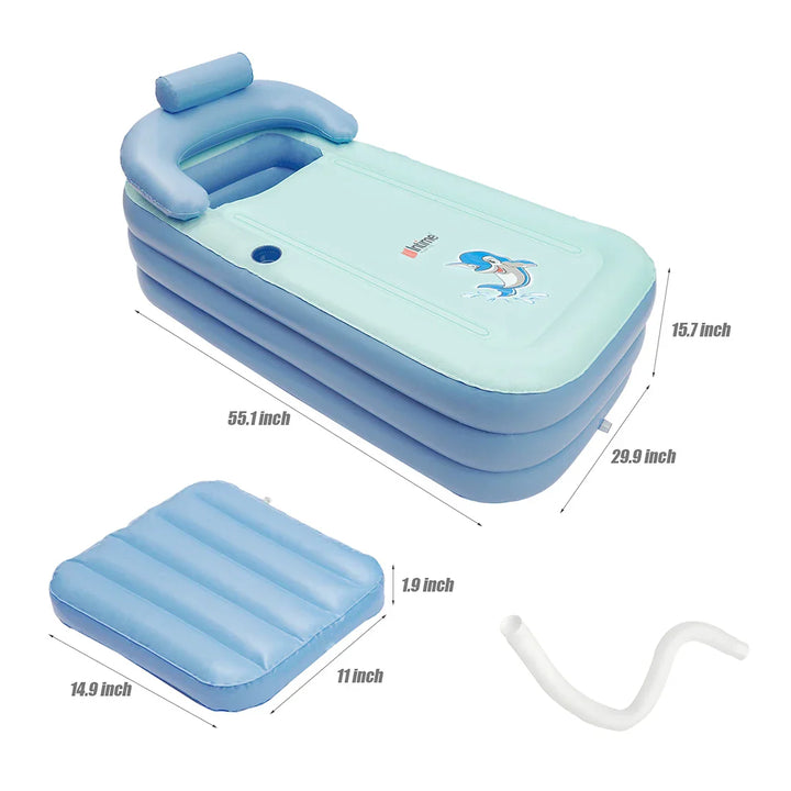 Inflatable Baby Bath with Cushion Support – Comfortable and Safe Pool for Babies | Stornfield
