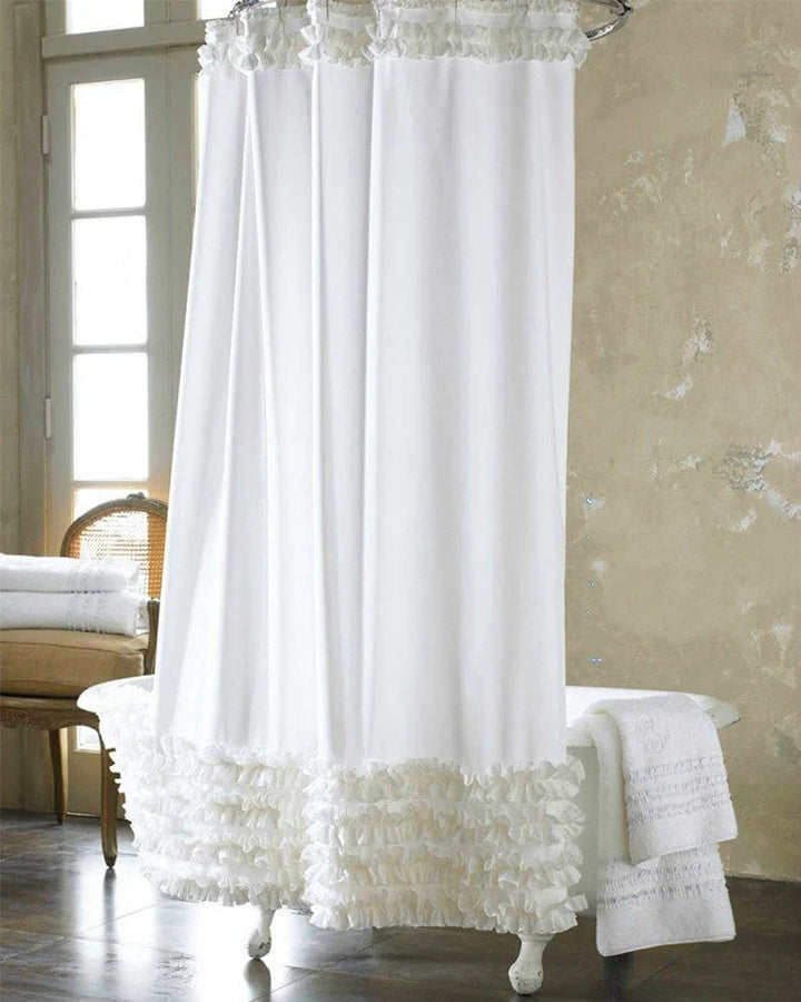 Ophelia Ruffled Shower Curtain Stornfield