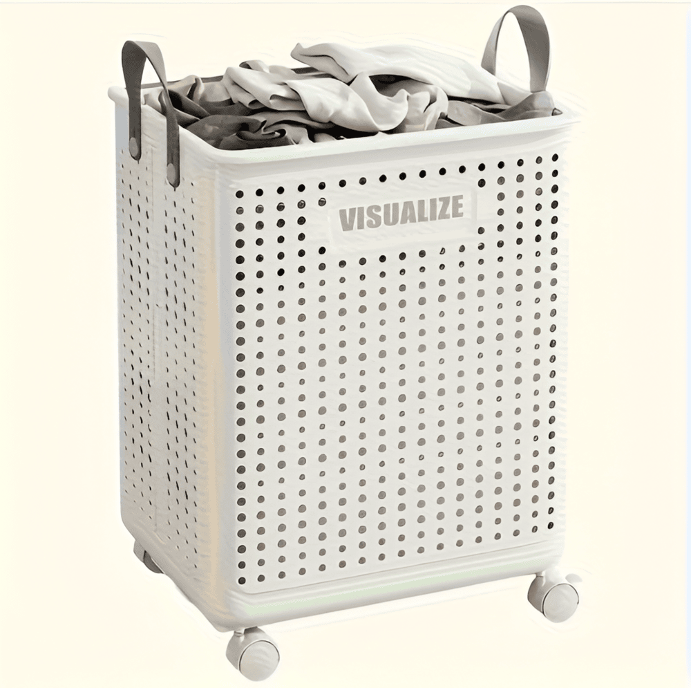 RollEase CollapsiStornfielde Laundry Basket – With Wheels, Compact & DuraStornfielde for Easy Transportation | Stornfield