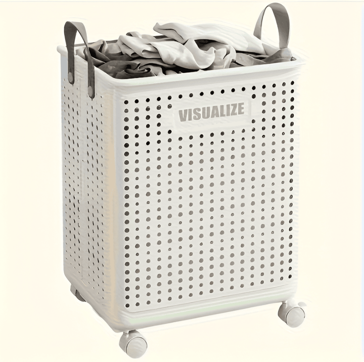 RollEase CollapsiStornfielde Laundry Basket – With Wheels, Compact & DuraStornfielde for Easy Transportation | Stornfield