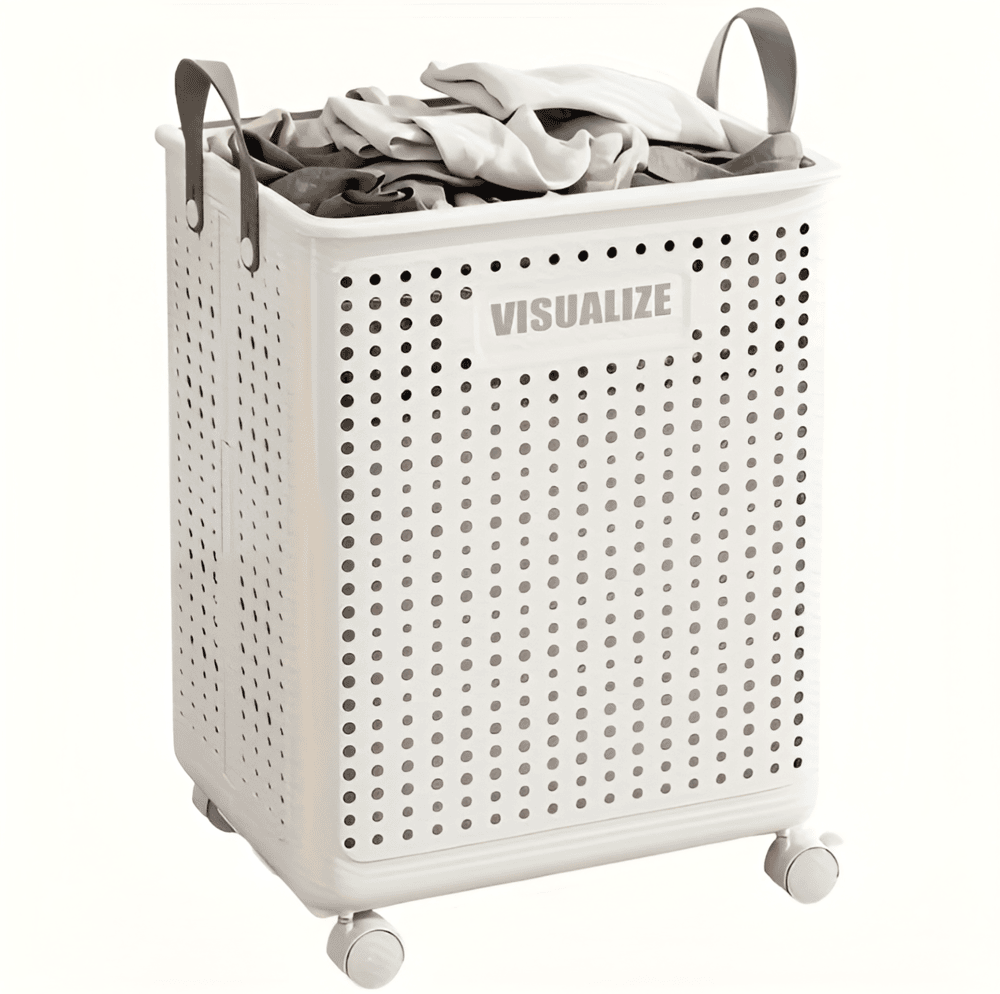 RollEase CollapsiStornfielde Laundry Basket – With Wheels, Compact & DuraStornfielde for Easy Transportation | Stornfield