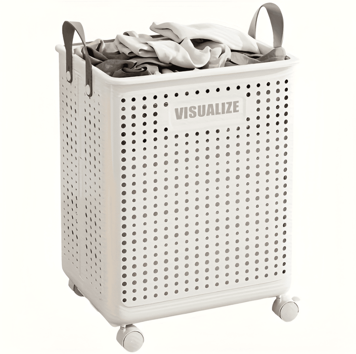 RollEase CollapsiStornfielde Laundry Basket – With Wheels, Compact & DuraStornfielde for Easy Transportation | Stornfield