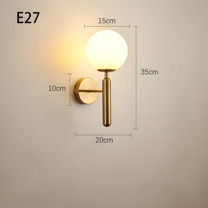 GlansBol Wall Lamp – warmer atmosphere creator with copper accents | Stornfield