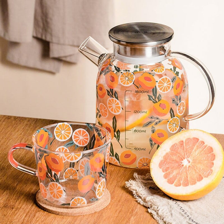 Orange Glass Jug | Stornfield
