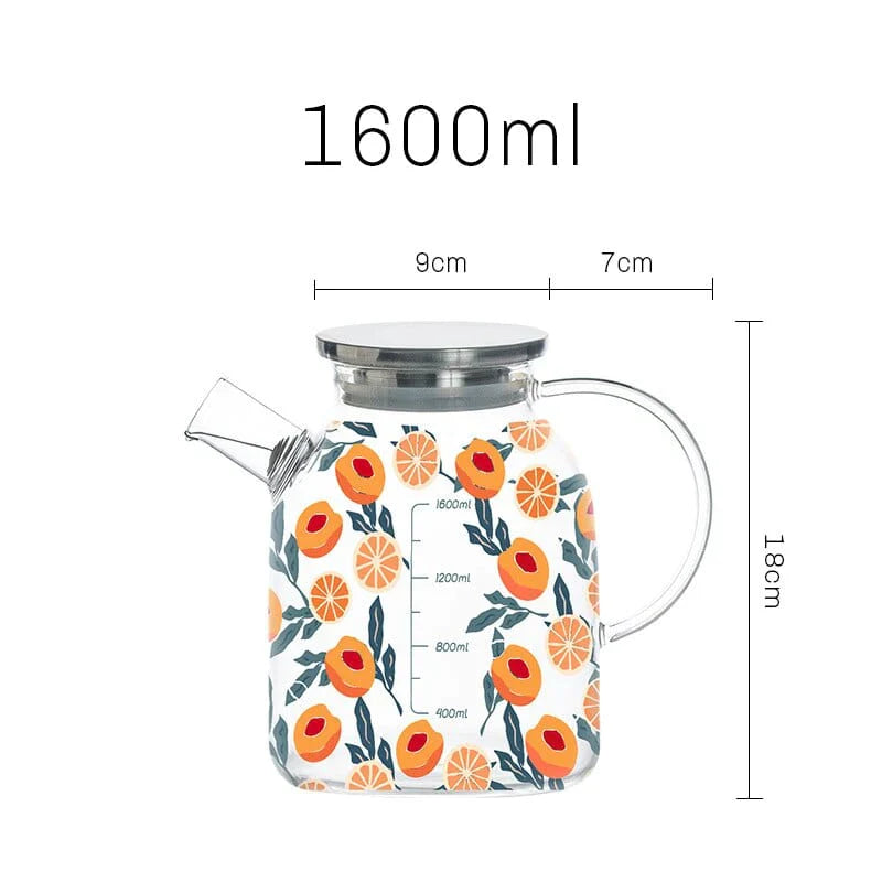 Orange Glass Jug | Stornfield