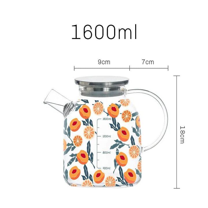 Orange Glass Jug | Stornfield