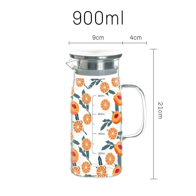Orange Glass Jug | Stornfield