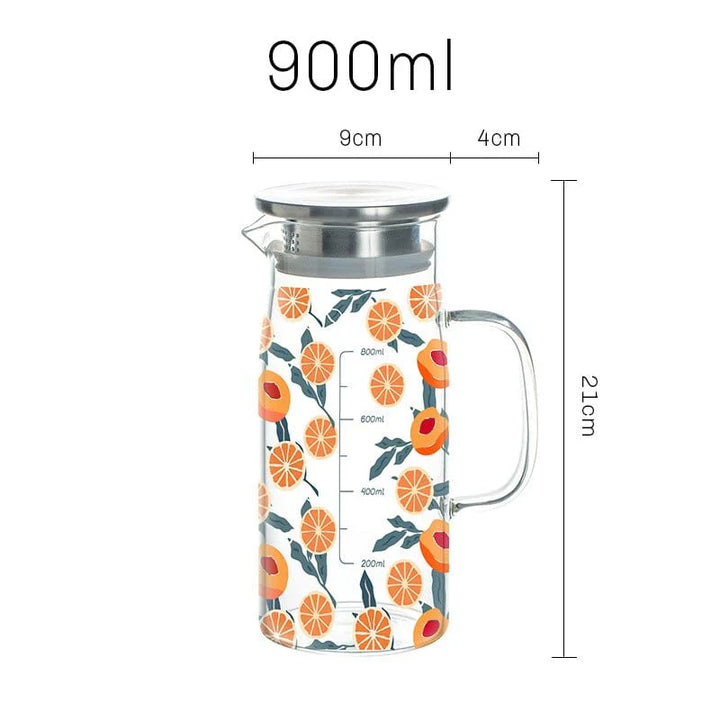 Orange Glass Jug | Stornfield