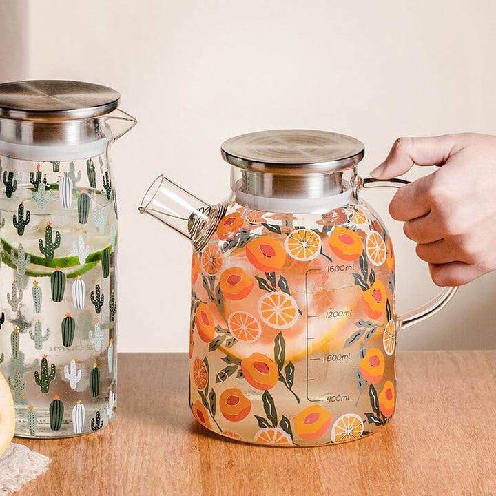 Orange Glass Jug | Stornfield