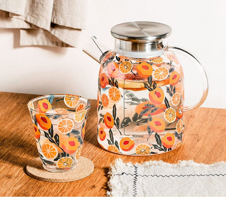 Orange Glass Jug | Stornfield