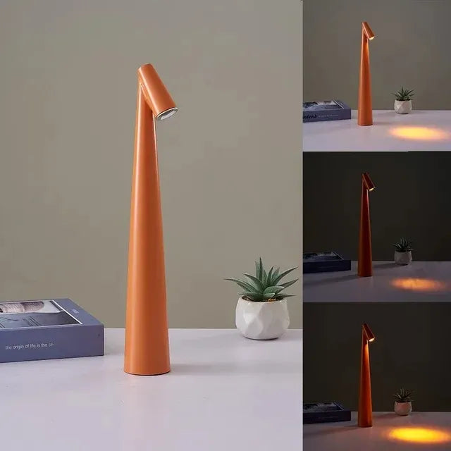 Stornfield | LumiLux Portable LED Touch Lamp – Rechargeable, Dimmable, and Slim Design