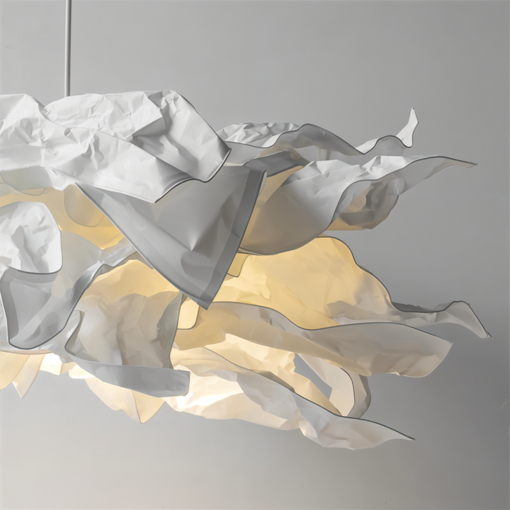 Creative Clouds Pendant Lamp – DIY Paper Ceiling Light with Artistic Appeal | Stornfield