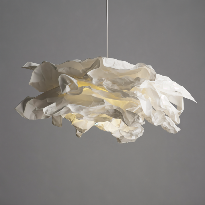 Creative Clouds Pendant Lamp – DIY Paper Ceiling Light with Artistic Appeal | Stornfield