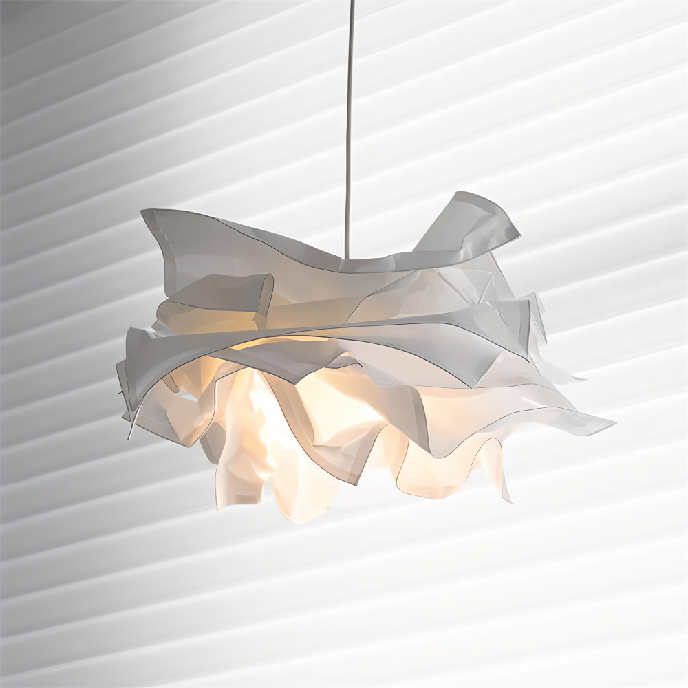 Creative Clouds Pendant Lamp – DIY Paper Ceiling Light with Artistic Appeal | Stornfield