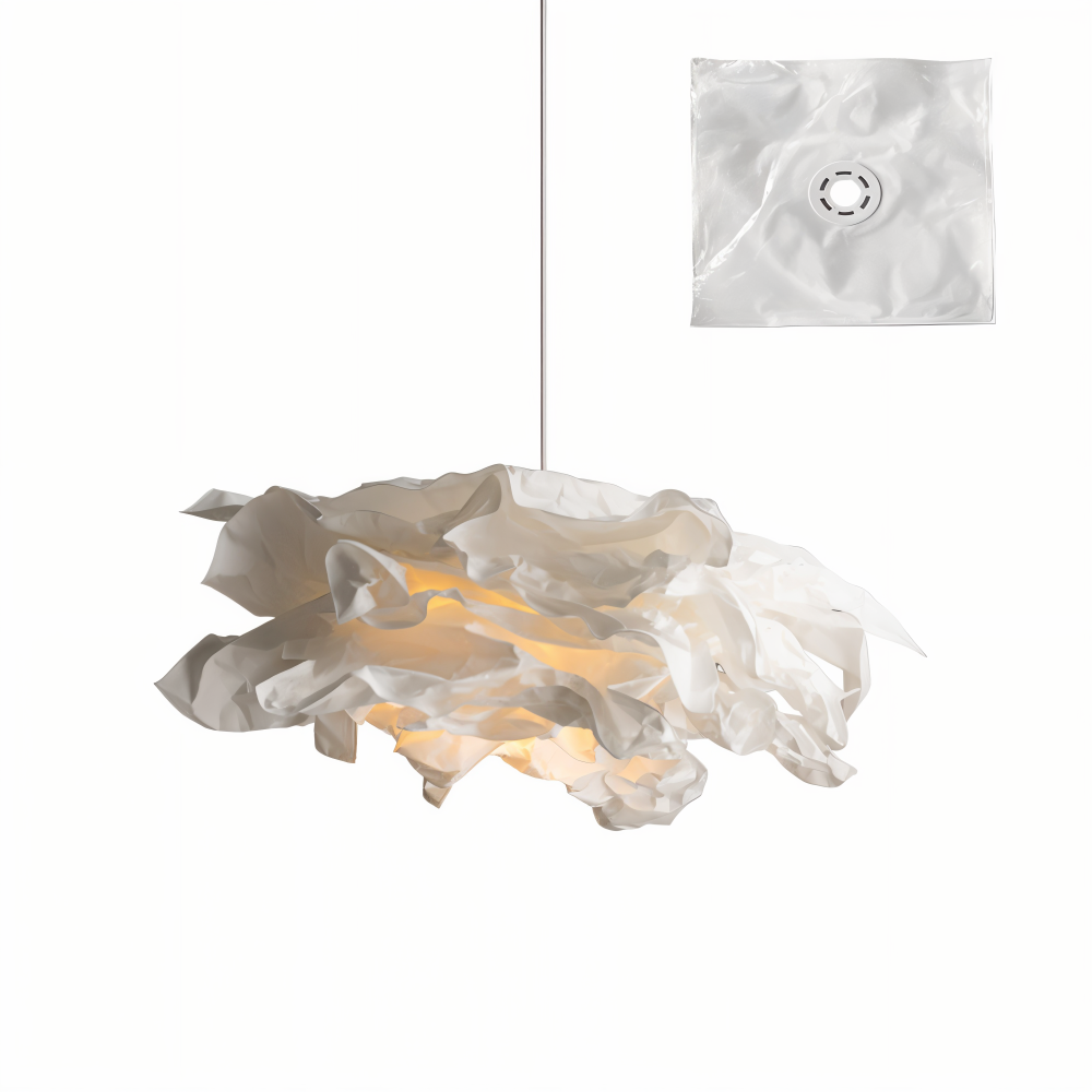 Creative Clouds Pendant Lamp – DIY Paper Ceiling Light with Artistic Appeal | Stornfield