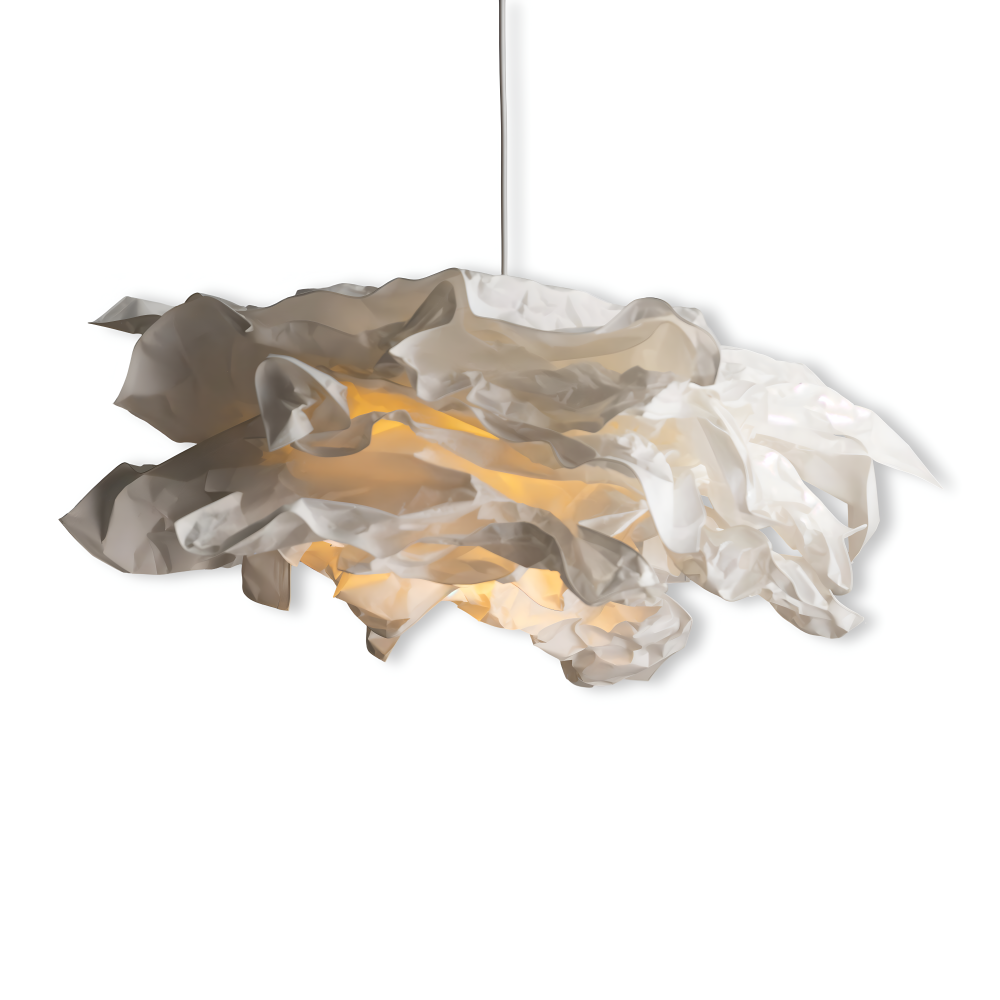Creative Clouds Pendant Lamp – DIY Paper Ceiling Light with Artistic Appeal | Stornfield